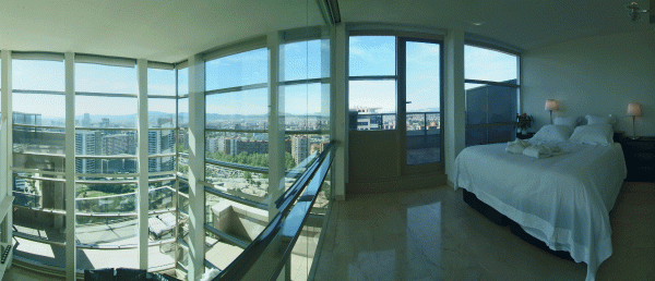 Luxury duplex apartment for rent in Diagonal Mar, Barcelona