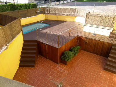 Triplex apartment for rent with terrace and private swimming pool near Diagonal
